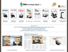 Tablet Screenshot of linkdigital.cl